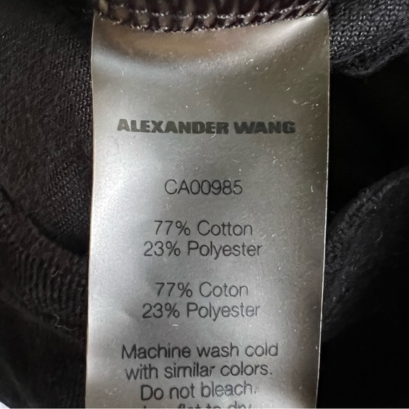 T By Alexander Wang Black Velvet Mini Cocktail Party Dress Exposed Back - Picture 13 of 14